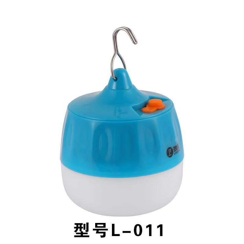 LED lámpara de carga de inducción nueva lámpara de carga de pirámide azul al aire libre gancho impermeable lámpara de emergencia de inducción al por mayor