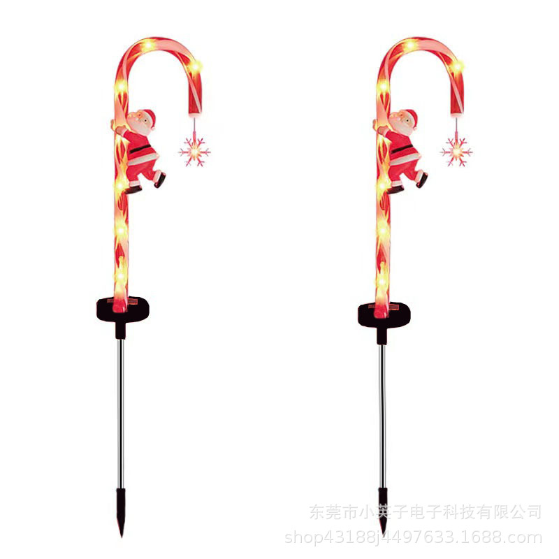 Dos luces de Santa Claus