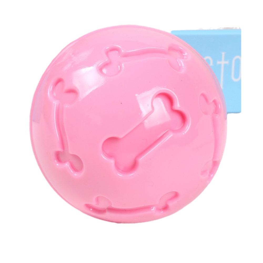 Juguetes transfronterizos para mascotas TPR bola de campana hueca bola de comida con fugas juguete para perros pelar resistente a las mordeduras