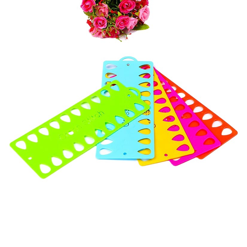 Tablero de enhebrado de punto de cruz Suzhou bordado color tablero de enhebrado de plástico tablero de bobinado de punto de cruz