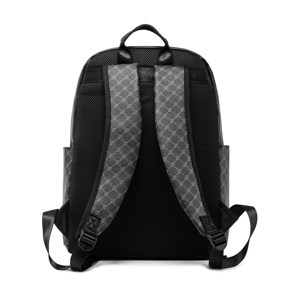 Sac à dos pour ordinateur portable pour homme avec broderie originale - Sac de travail antivol de grande capacité et résistant à l'eau, sac d'ordinateur durable de 15 pouces, style de voyage unisexe 2025_voghion.com