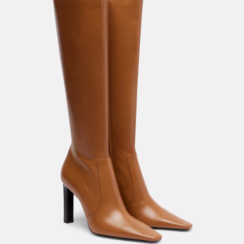 Ysl New Autumn/Winter Collection: Slimming Knee-High Square-Toe Women's Boots Ysl New Autumn/Winter Collection: Slimming Knee-High Square-Toe Women's Boots