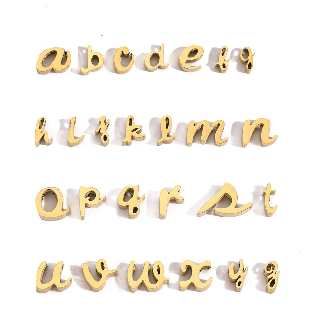 2g Weight Pendant, Chain Jewelry Making Type DIY Ornament Accessories Classification 1 Piece, 1 Set Quantity 304 Stainless Steel Material Letter Pattern All Seasons Season Polished Finish Plating Design Simple Style, Classic Style Style 1 Piece 1 Set 304 Stainless Steel Letter Polished Pendant Chain DIY Ornament Accessories 1