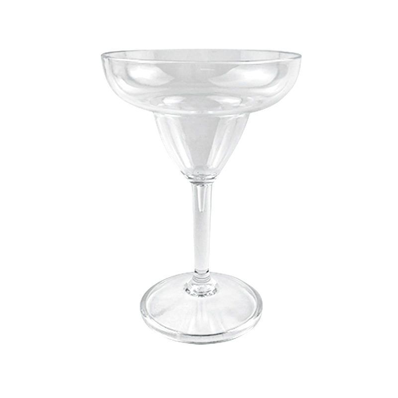 Copa de cóctel acrílico transparente Martini Copa Margaret Copa bar KTV triángulo de plástico