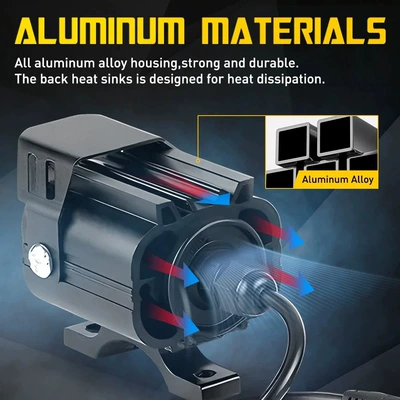 Motorcycle Spotlight Headlight Led: Motorcycle headlights, headlights