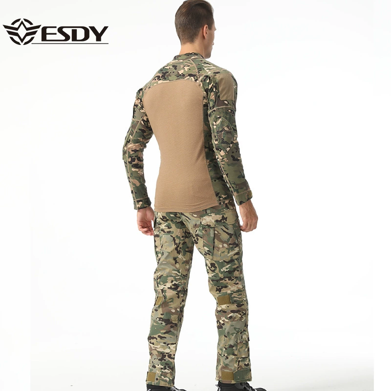 Тактический набор ESDY (попытки кросс-границы), камуфляжная походная куртка с длинным рукавом для тренировок