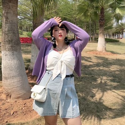 大碼夏甜美寬松外穿設計感蝴蝶結吊帶背心內搭胖mm顯瘦上衣200斤