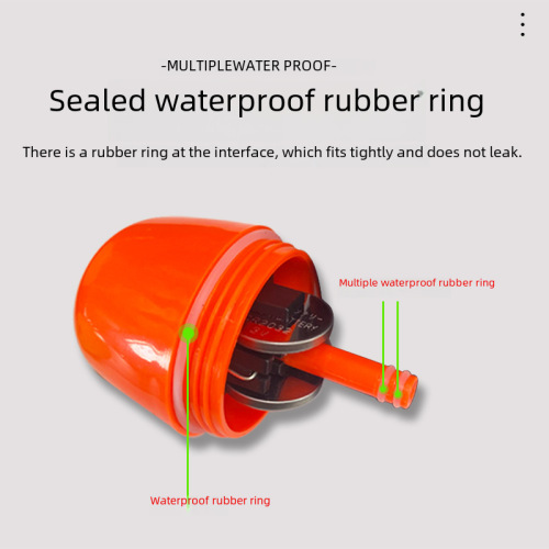 Apo Electronic Light-Up Float Long-Range Double Color Rock Fishing Float Waterproof Mid-Through Float ABS Anti-Shock Night Fishing Sea Fishing Float