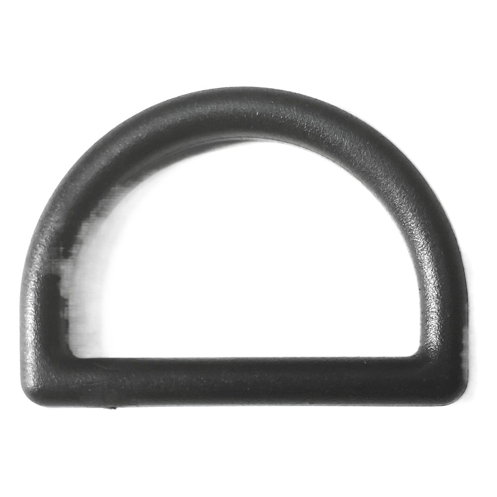 Manufacturer 13mm-51mm plastic schoolbag luggage accessories backpack strap linear D-ring hook connection D Buckle supply