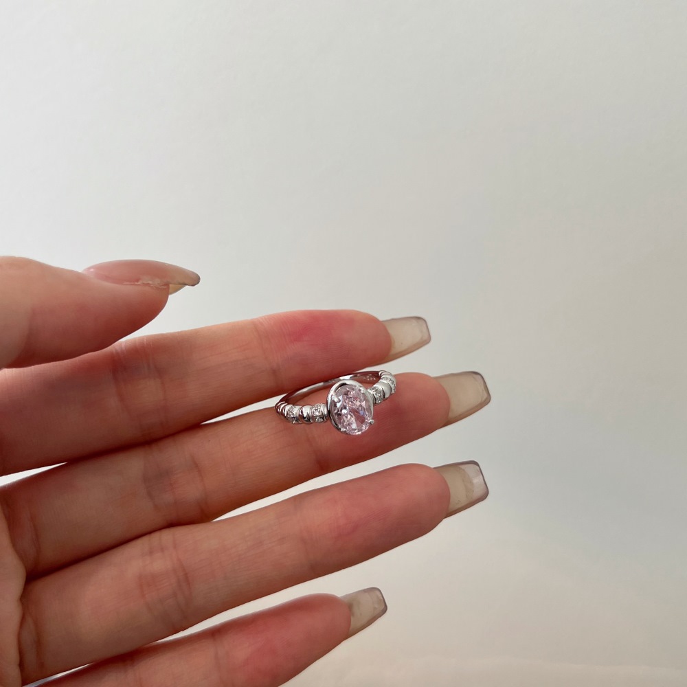 3g Weight Zircon Inlay Material Rings Classification 1 Piece Quantity Daily Occasion 925 Sterling Silver Material Heart Shape Pattern Women's Gender Plating Design Elegant Style 925 Sterling Silver Zircon Heart Shape Rings 925 Sterling Silver Rings 14