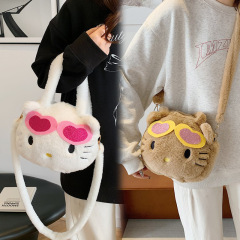 お土産アニメかわいいハローキティkt玩具スティッチ斜めショルダーバッグ少女ぬいぐるみ手提げショルダーバッグ