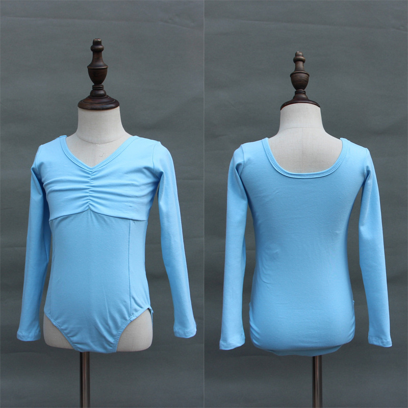 子供のダンスの練習服の女の子の夏のガーターの形の服のオレンジの粉の半袖の中国のダンスの体操服の黄色の蓬蓬のスカート|undefined