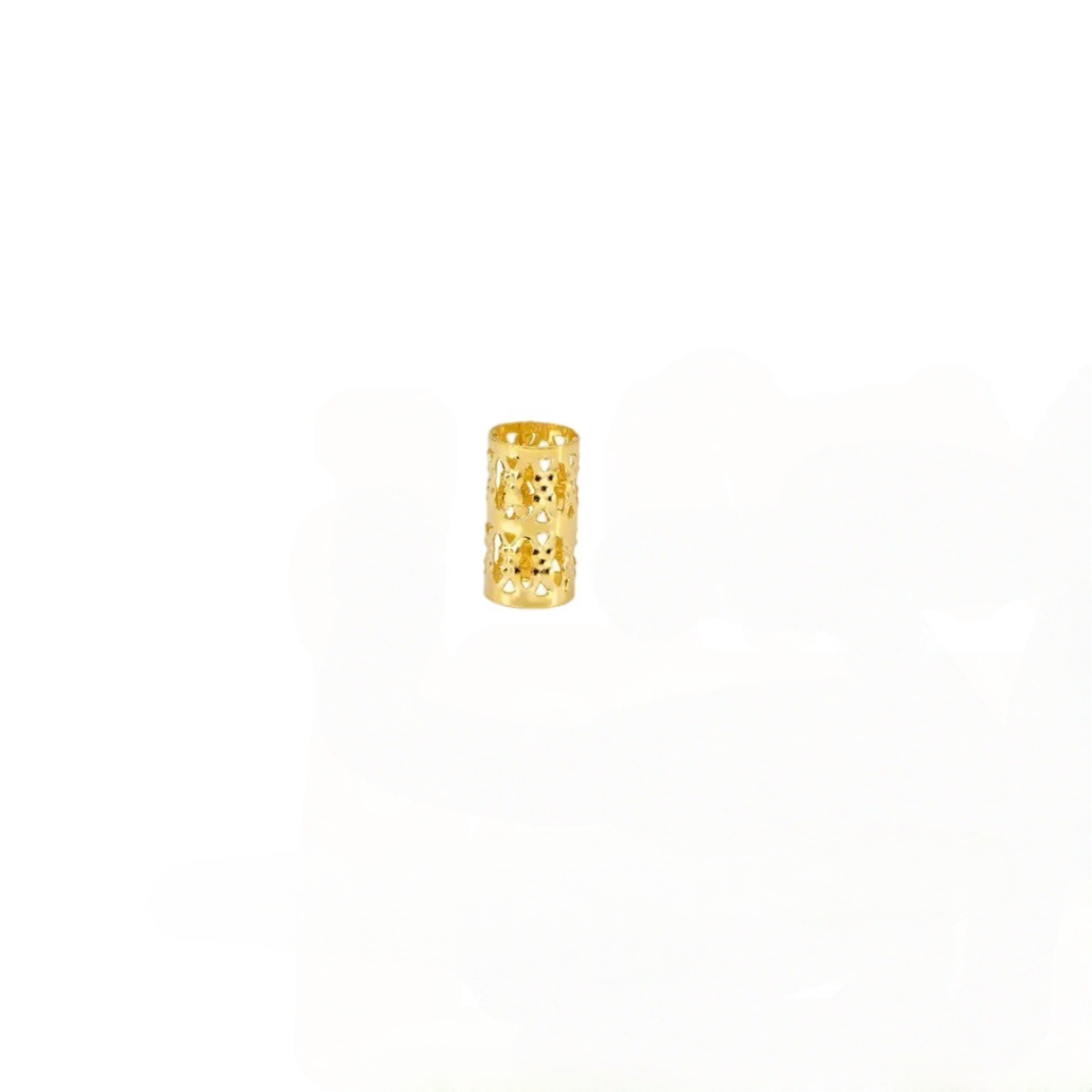 Doble tubo de presbiterio dorado 8*15 mm2 #