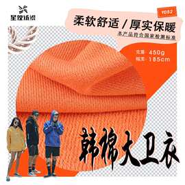 潮牌卫衣面料 全棉面料 大毛圈休闲家居卫衣布料 时装 针织面料