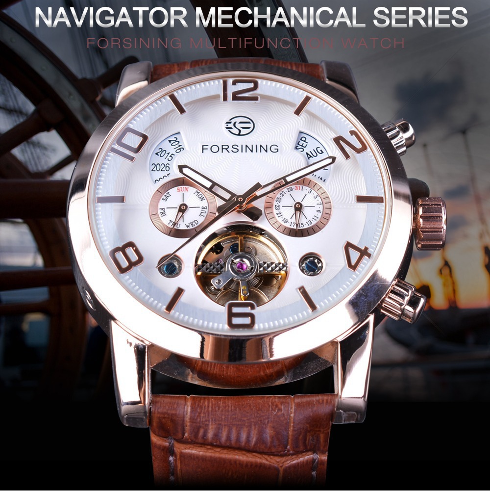 Men's Automatic Mechanical Watch With Tourbillon And Large Dial_voghion.com