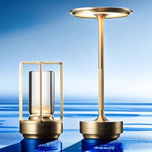 跨境批发装饰创意床头台灯酒吧餐厅清吧氛围灯户外露营手提小夜灯