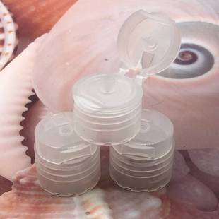 PP Plastic Transparent Flip Cover 24 Teeth Transparent Cover Cosmetic Flip Cover Detergent Cleaner Doctor Flip Cover