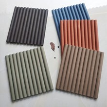 中古风通体棍子陶瓷马赛克酒吧吧台民宿餐厅25X300立体半圆弧瓷砖