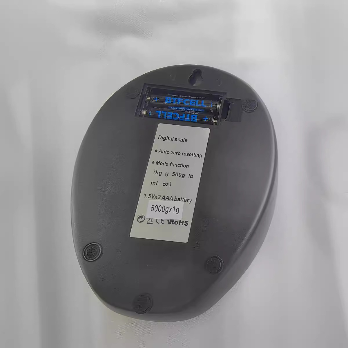 2024 nueva escala de cocina de acero inoxidable 5kg / 1 escala electrónica escala de horneado escala gramo