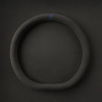 Steering wheel cover — steering wheel handle cover - simple-d-type-back-to-the-blue-label-38cm