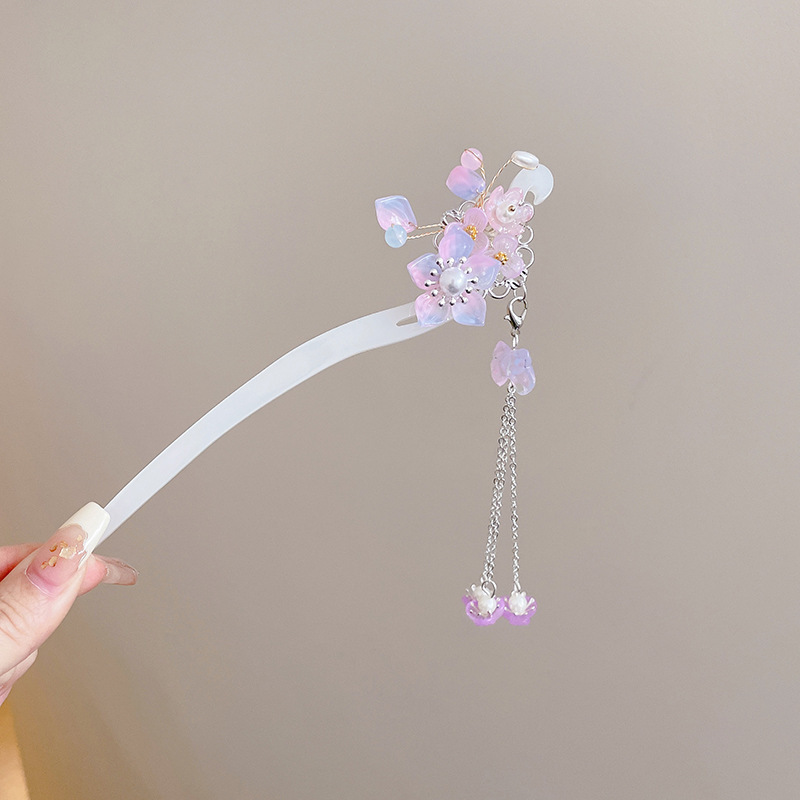 Nuevo estilo chino ropa de cabello estilo antiguo paso agitar ping pin