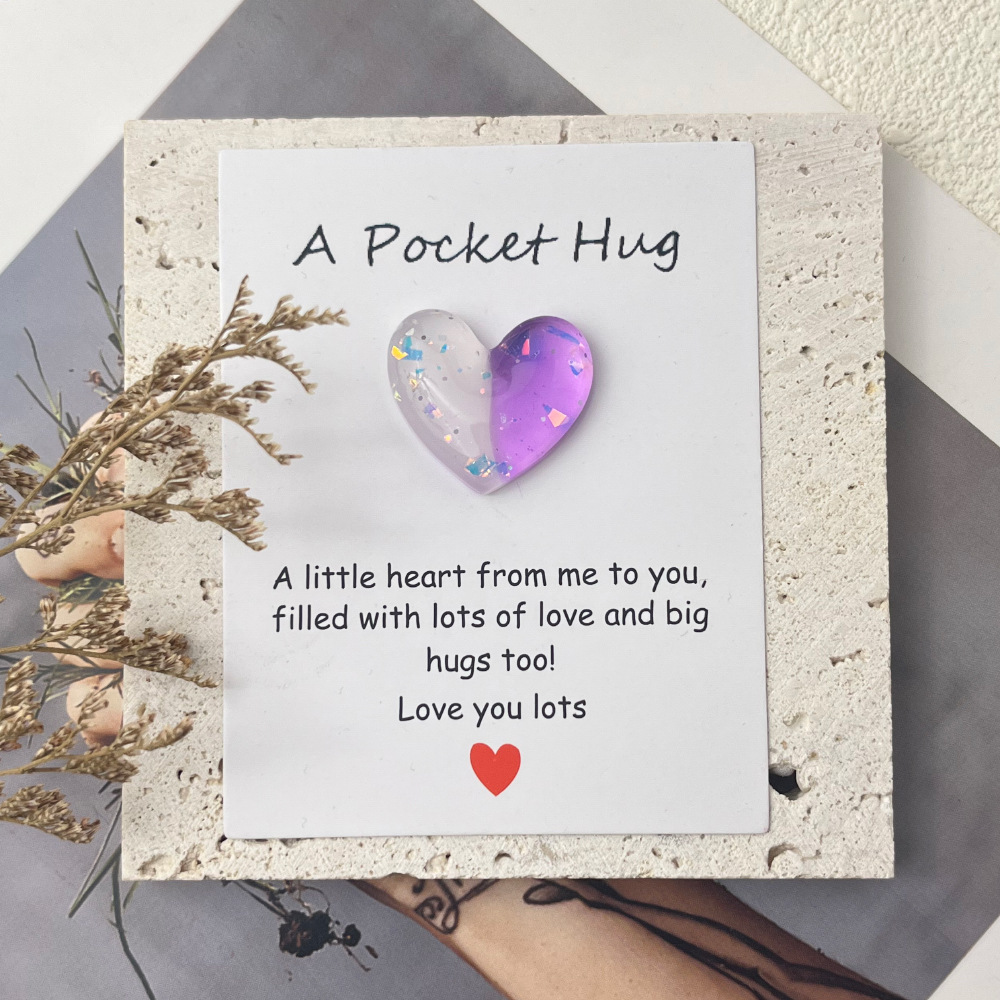 7g Weight Greeting Card Classification 1 Piece Quantity Holiday, Banquet, Party Occasion Resin Material Letter, Heart Shape Pattern Elegant, Lady, Romantic Style Elegant Lady Romantic Letter Heart Shape Resin Holiday Banquet Party Party Supplies Invitations 1 Piece 6