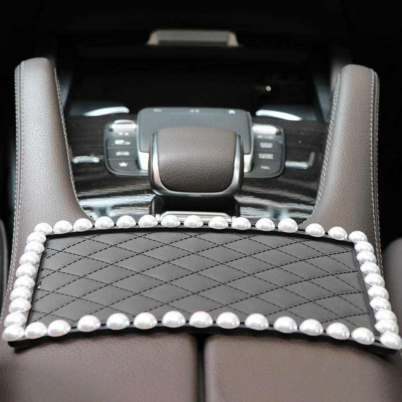 Pearl Camellia car anti-slip mat car car silicone high temperature resistant car ornaments anti-slip mat perfume mat