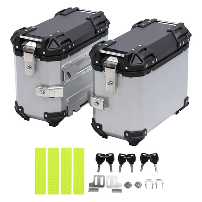 Motorcycle trunk – X-Style Universal Modified Side Box - 35l-side-boxsilver