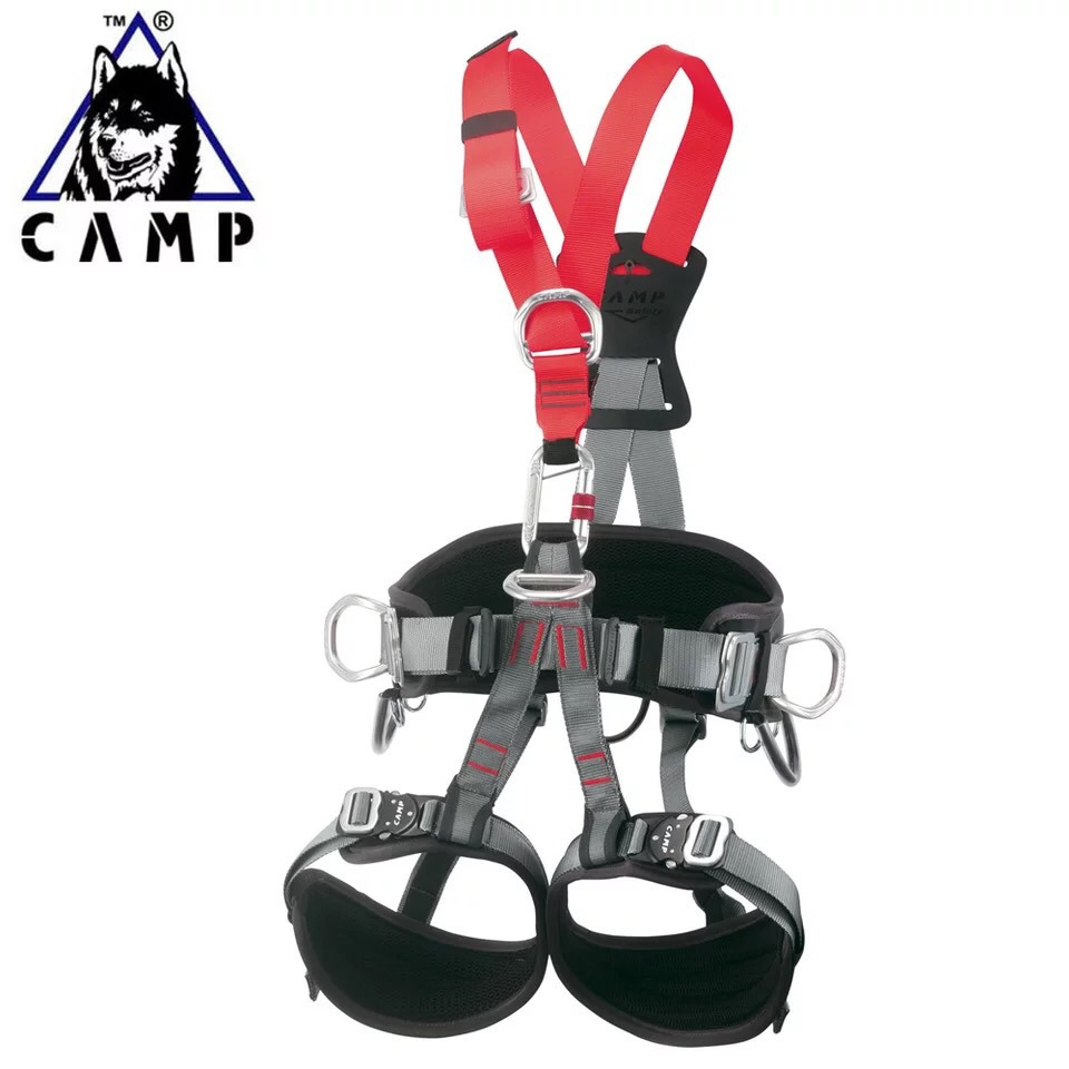 坎普CAMP全身式安全带092111三类消防五点式吊带加宽腰带高空防坠