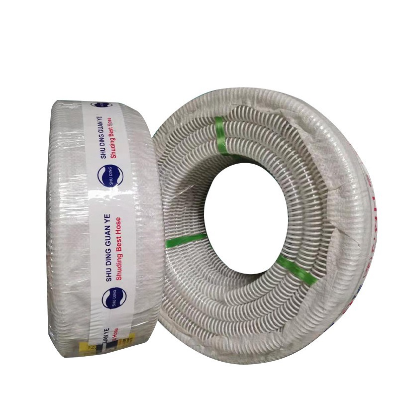 PVC plastic reinforced spiral pipe for industrial liquid transportation, underground cable protectio