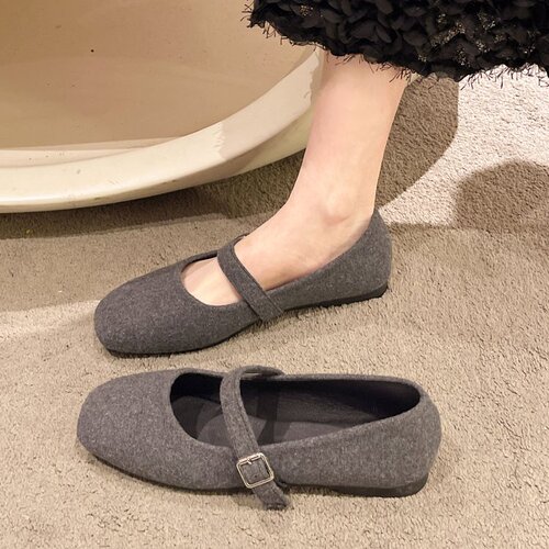 2025 Spring New Retro Flat Sandals for Women, Head Strap Open Toe with One-Side Hook-and-Bar Mary Jane Fashion Women's Sandals Wholesale