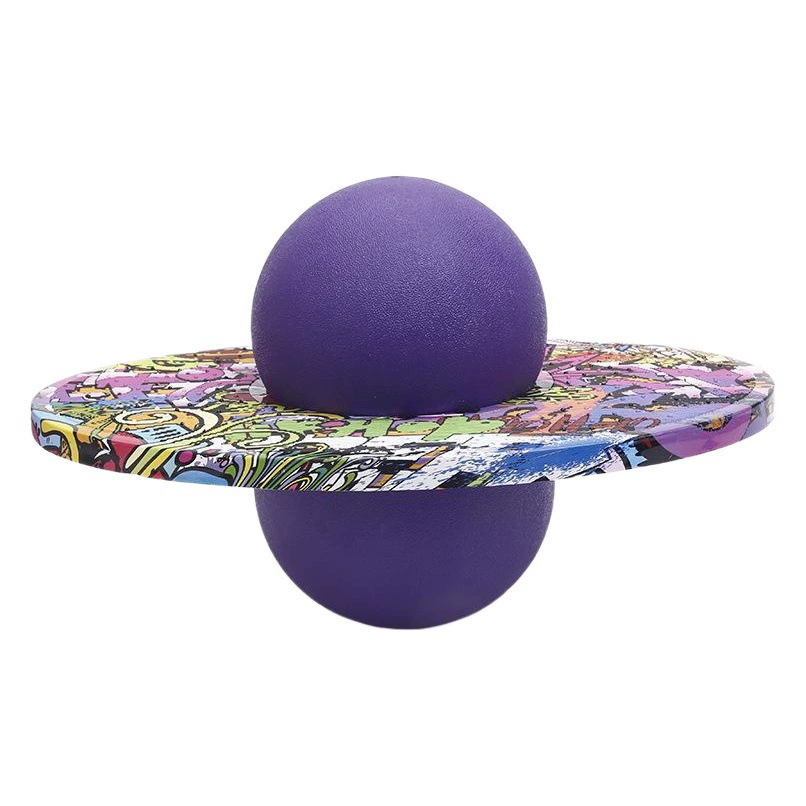 Оборудование для фитнеса Новая круглая доска с граффити Спортивный фитнес-мяч для взрослых Детский игрушечный мяч Bouncing Ball 400 г Jumping Ball