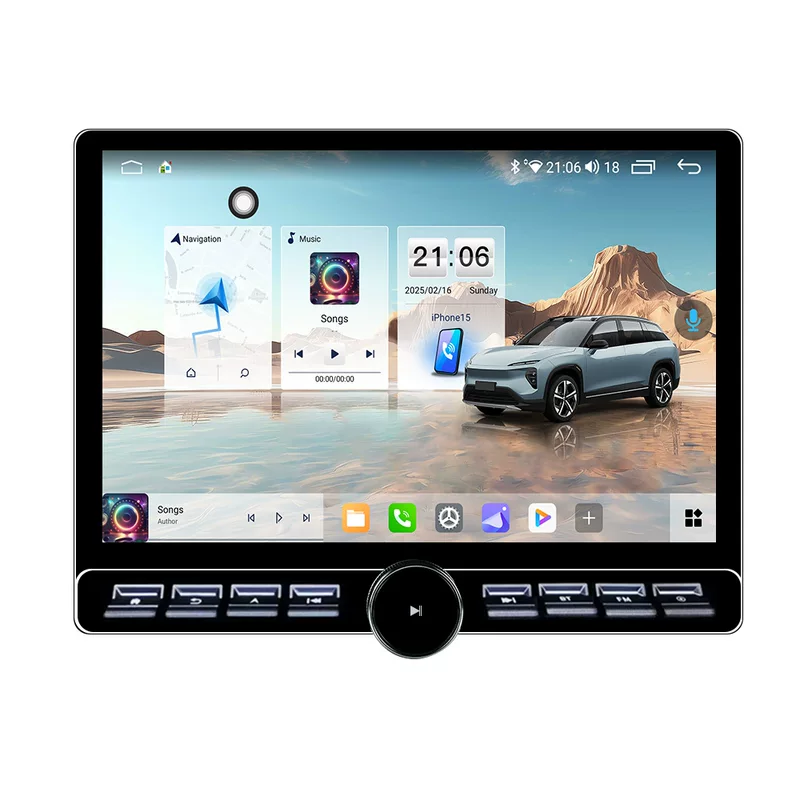 7870, 7862, 2K экран, 8 ядер, 4G с DSP, 13-дюймовый Xiaomi-стиль — автомобильная навигация, опция 360°