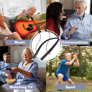 Cross-border elderly neck hearing aid sound collector sound amplifier auxiliary audio wholesale hearing aid