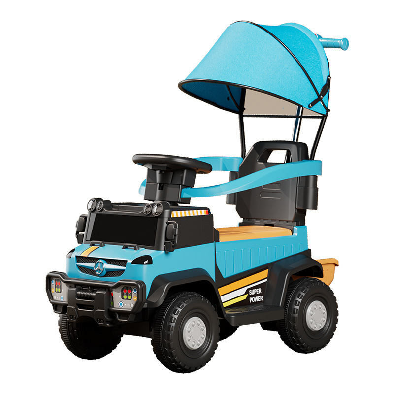 coche eléctrico de cuatro ruedas de control remoto para niños, coche de playa para niños y niñas, coche de juguete para niños