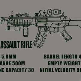 天骄防务 线稿系列短袖T恤 纯棉系列