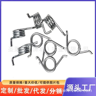 扭转弹簧不锈钢高弹力扭簧定制生产加工玩具灯具夹子镀锌弹簧厂家