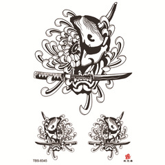 Totem symbol waterproof tattoo sticker, stylish and beautiful geometric shape decoration