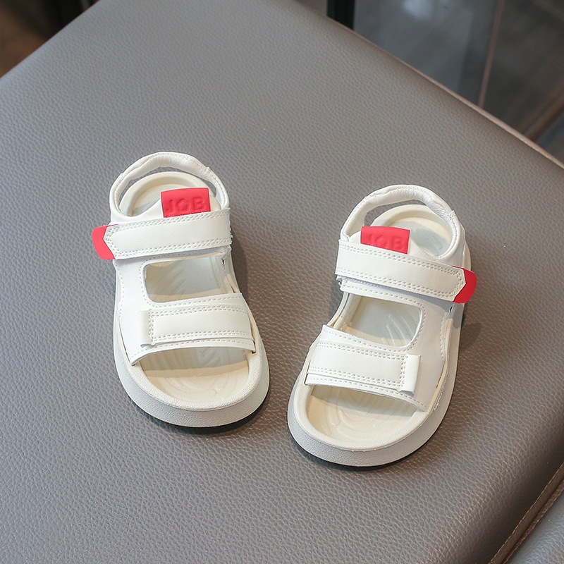 Kids Velcro Sandals Breathable Comfortable Soft Sole Waterproof Ultra Lightweight Summer Beach Style_voghion.com