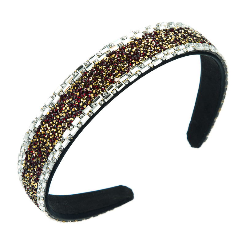 Korean New Fashion Starry Rhinestone Simple Headband display picture 9