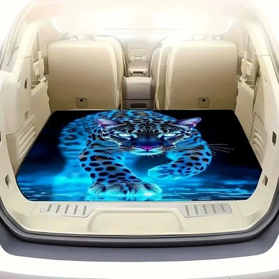 Avtomobil döşəmə paspasları – Cross-Border Temu American-Style Car Trunk - trunk-mat-11-75100cm-crystal-velvet-dot-bottom