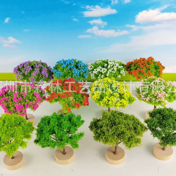 Архитектурная модель Песочный стол Модельное дерево Мх мясистые микро-ландшафтные украшения