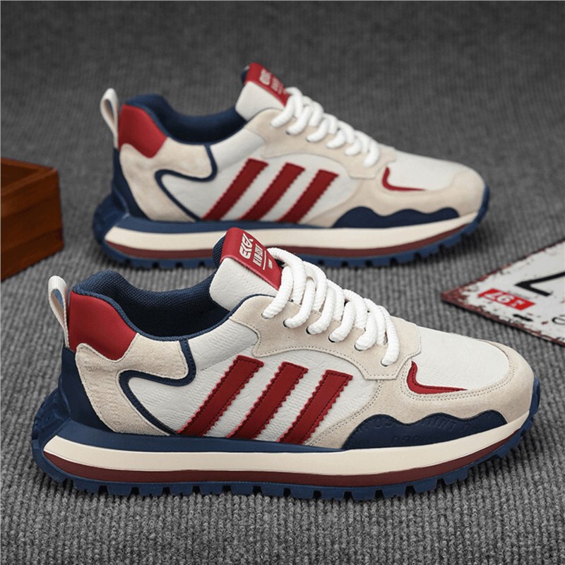 Shenglaide Men's Shoe Store 2025 New Trendy Thick-Soled Sports Shoes Men's Para Shoes Casual Running Shoes