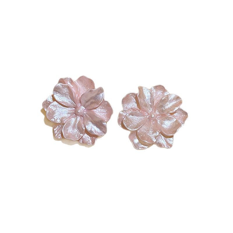 Aguja de plata Pendientes de flores dulces rosas Pendientes lindos de todo fósforo de la serie Mori Pendientes de diseño de moda de nicho al por mayor femenino