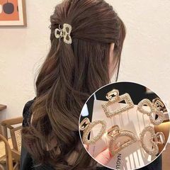 网红小号金属抓夹女韩国气质百搭半扎发夹鲨鱼夹发卡马尾顶夹头饰