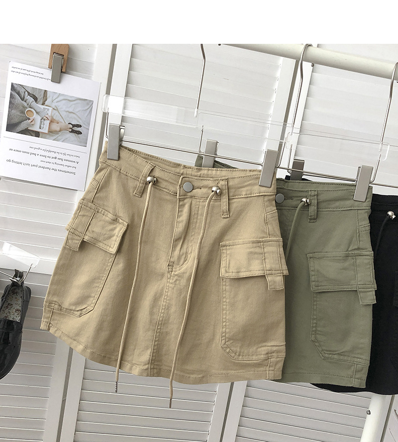 236g Weight Above Knee Dress Length Type Hip Skirt Dresses Type Denim Fabric Type Mid Waist Waist Line Micro-Elastic Elasticity Holiday, Daily Occasion Regular Fit Fit Type Printing Pattern Summer, Spring Season Women's Gender Streetwear Style Slim High Waist Denim Skirt Women's Summer Retro Slim Short Skirt 16