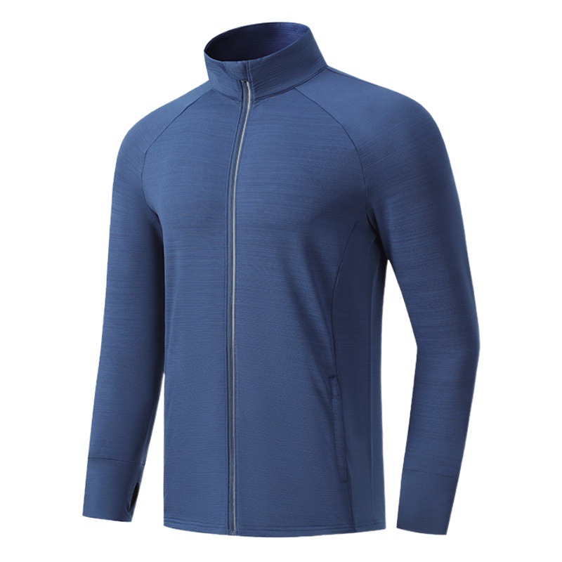 Autumn and Winter Casual Sports Jacket, Quick-Drying, Unisex Fitness Clothing, Running Outdoor Training Long-Sleeved Cardigan Top