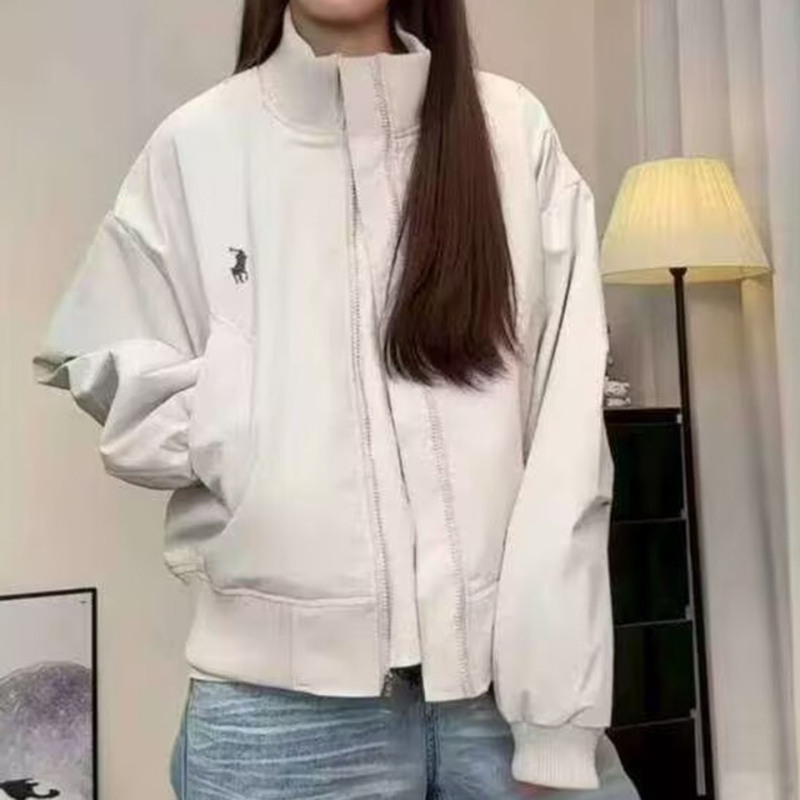 立领短款小个子外套女2025新款韩版时尚百搭棒球服休闲夹克上衣潮|undefined