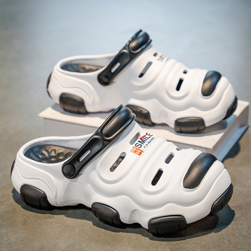 En nombre del cabello, zapatos con agujeros, nuevas sandalias de dos desgaste de verano, zapatos transfronterizos de alta gama para hombres, zapatos de playa, sandalias para hombres