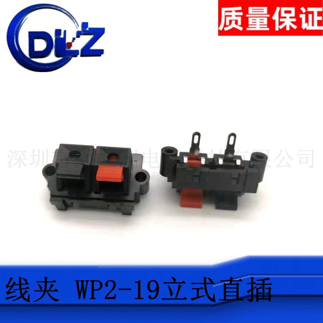 WP2-19立式直插  2位线夹 外接线夹  音频输出输入座专业制作厂家